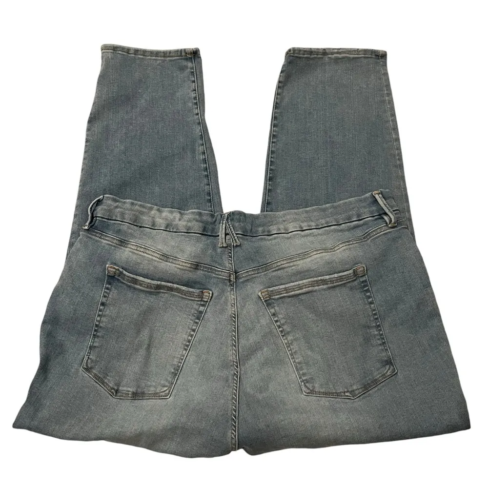 Good American Always Fits Good Classic Slim Straight Jeans, Sz 20-26 - Image 8