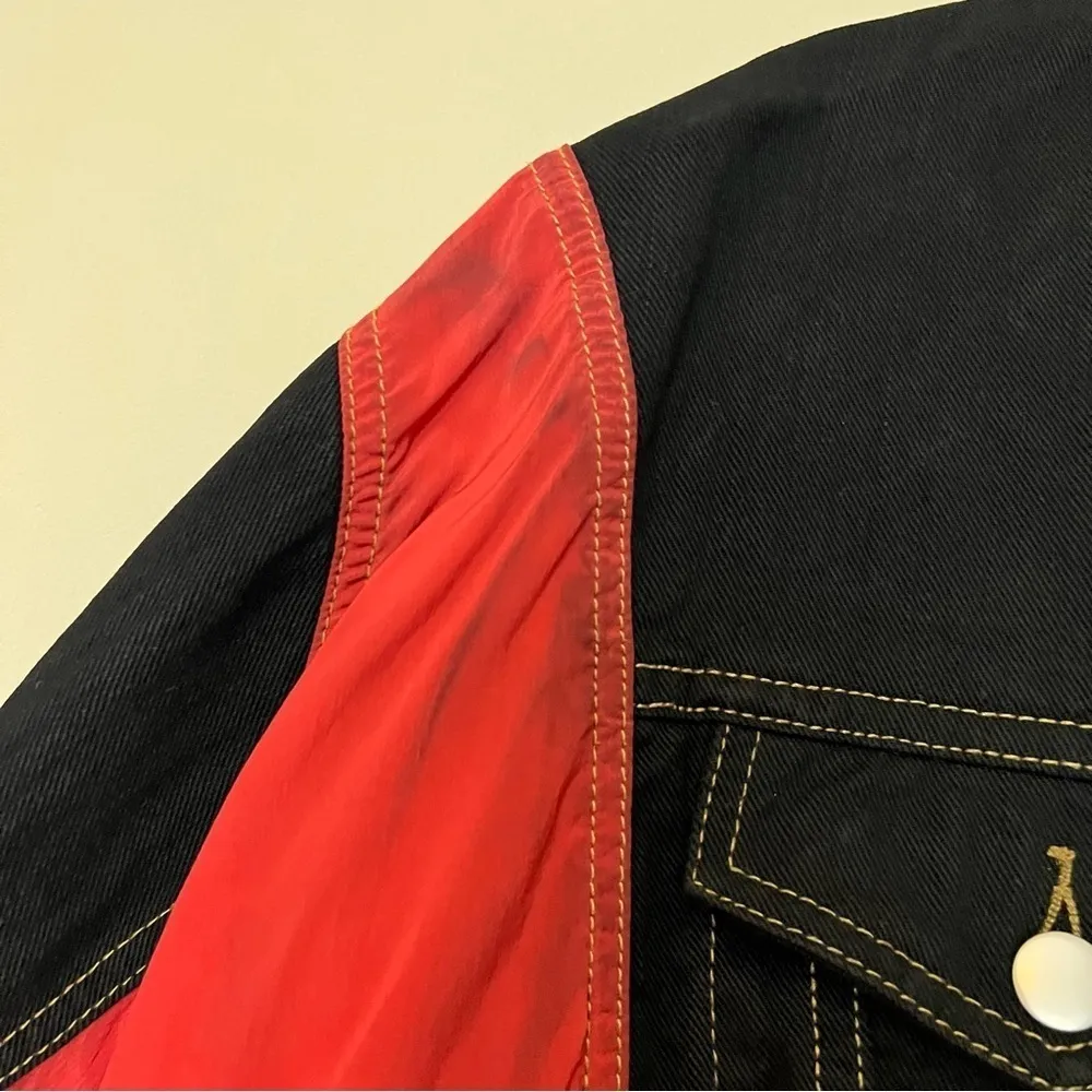 Koché Black Oversized Denim Jacket - Image 6