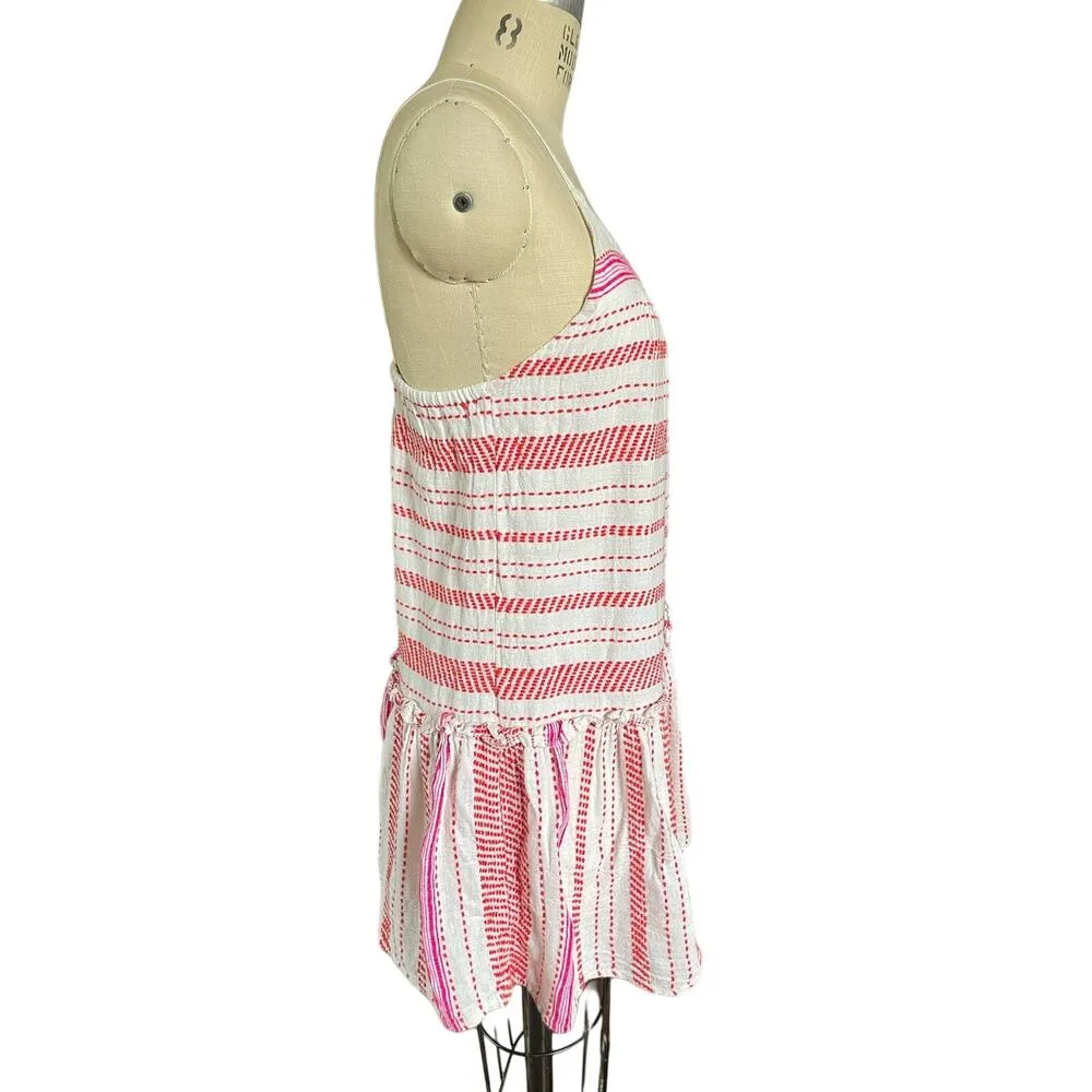 LEMLEM Tiki Layer Mini Dress in Pink & White Size XS X-Small - Image 5