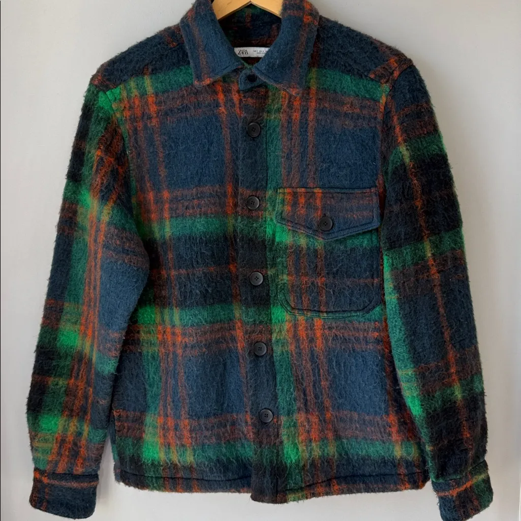 Zara Plaid Shacket - Image 3