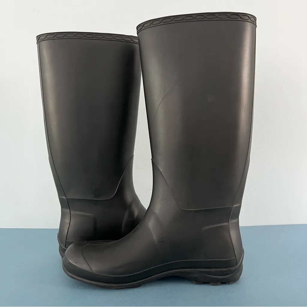Kamik Olivia Waterproof‎ Black Rubber Rain Boots - Image 7