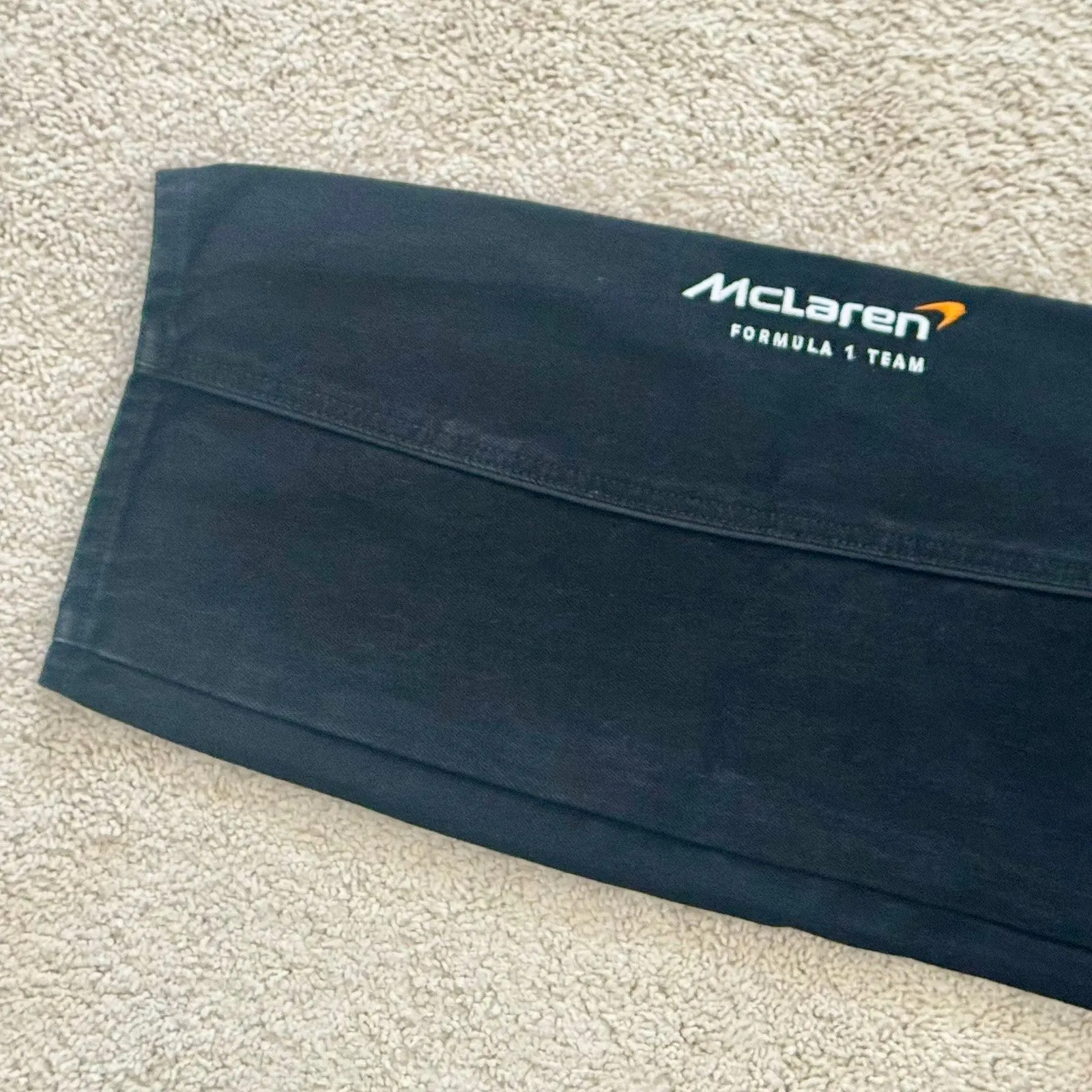 Levi's x McLaren Speed Baggy Jeans Black Formula 1 Racing Womens Sz 29 - Image 3