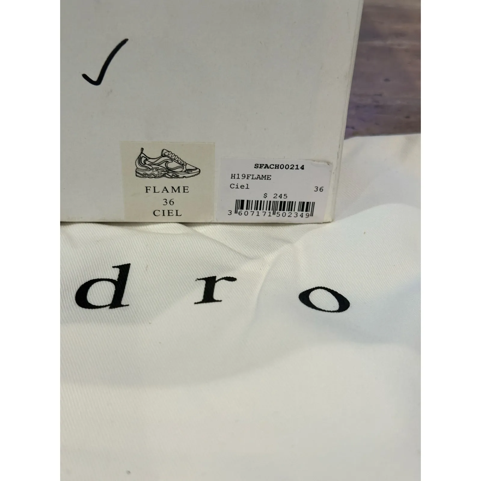 NEW Sandro Flame Fashion Sneakers size 36/ US 5 - Image 8