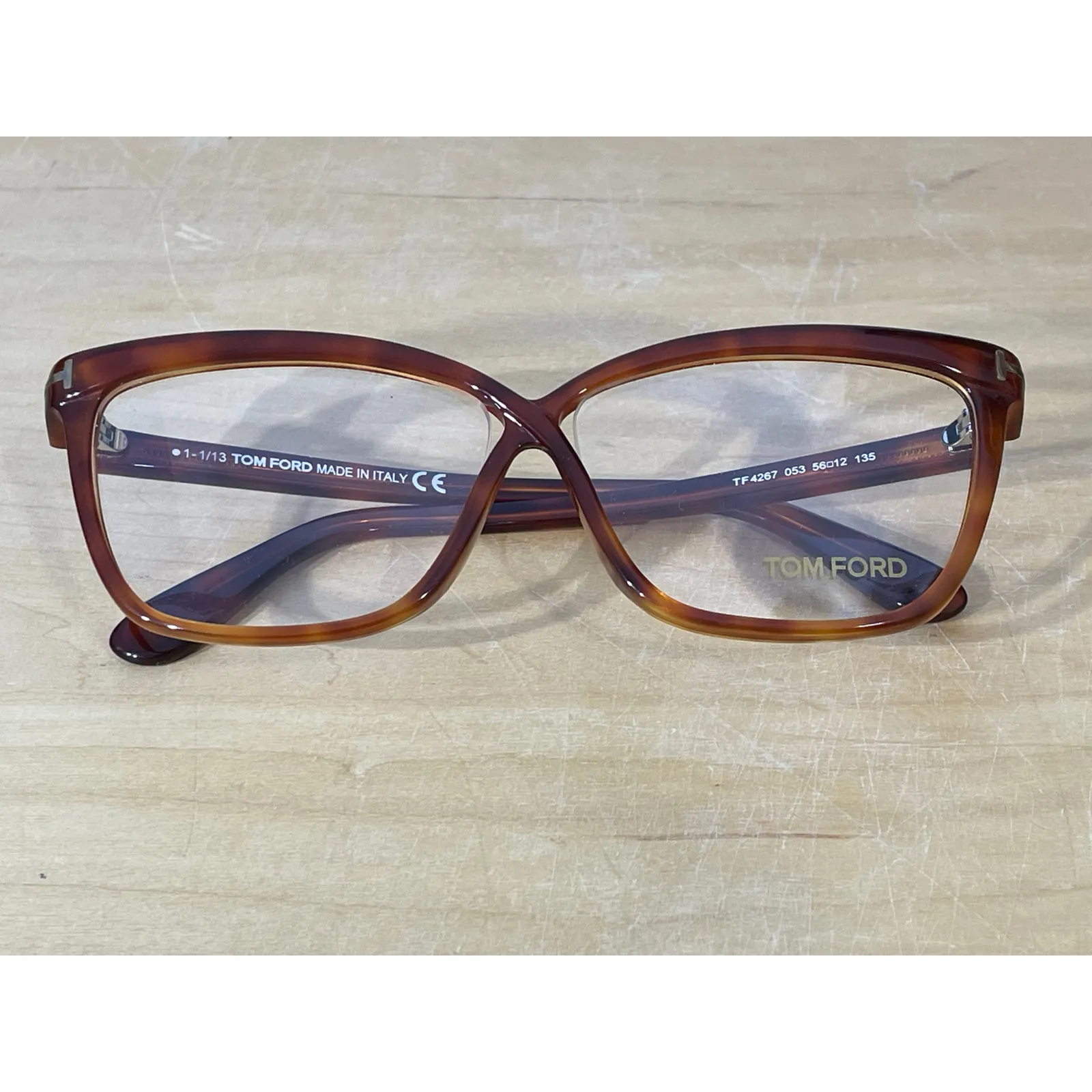 Tom Ford Glasses Frames TF4267 Havana Honey Preppy Twee Frames Only NWOT - Image 5