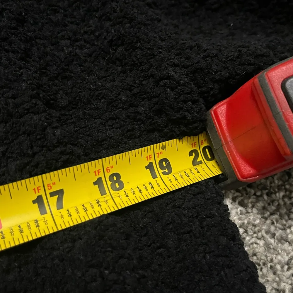 black cable knit pullover long sleeve sweater M - Image 9