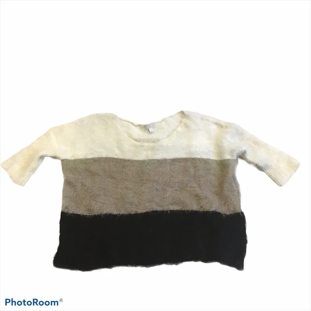 Gianni Bini Fuzzy Color Block Sweater - Image 8