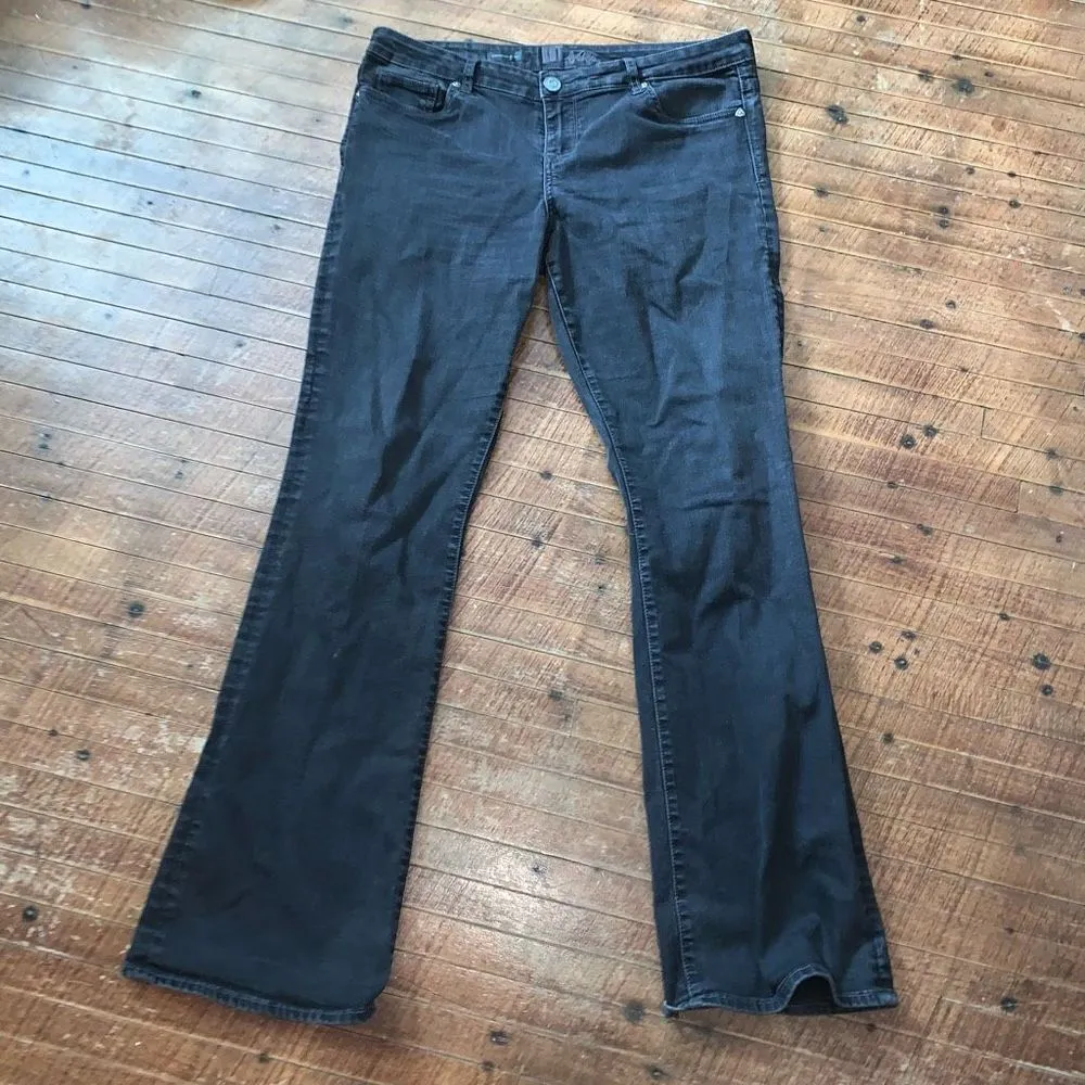 Kut from the Kloth dark wash Farrah baby bootcut size 14 jeans - Image 2