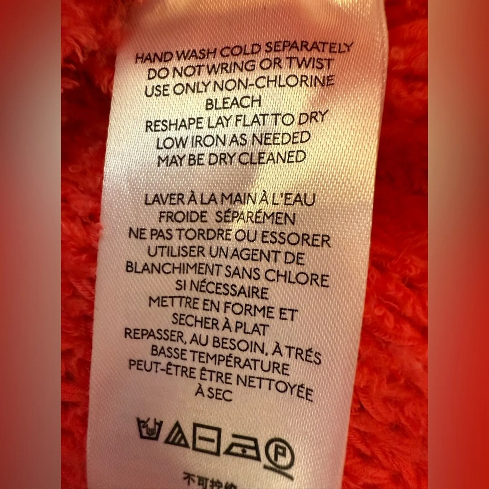 Anthropologie Pilcro Women's Oversized Knit Sweater Coral Fall Size Medium - Image 7