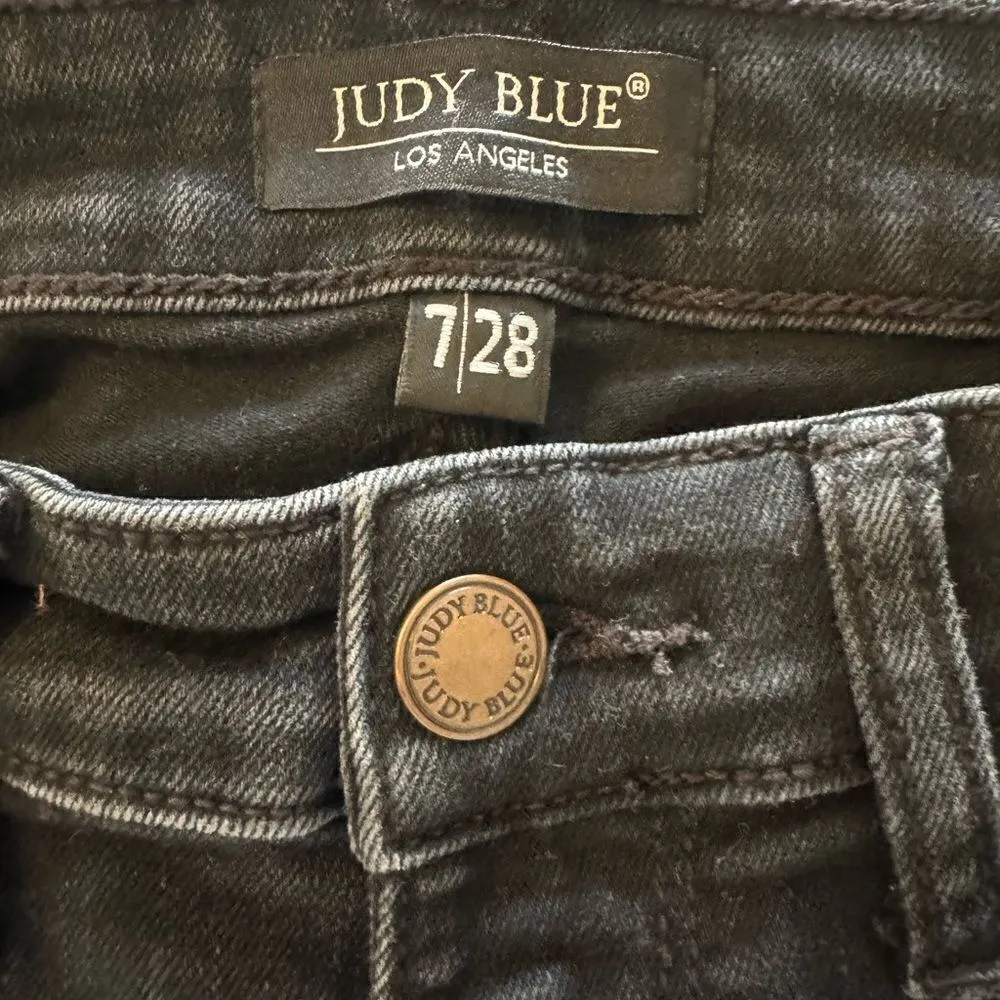 Judy Blue Skinny fit Distressed Animal cutout jeans  7/28 - Image 4