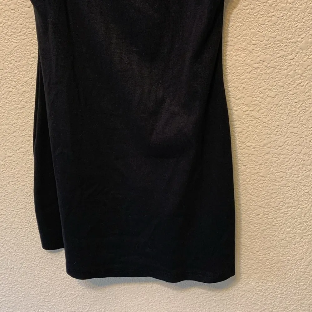 Black & white mini dress sz L Meredith Blake casual summer Halloween costume - Image 3