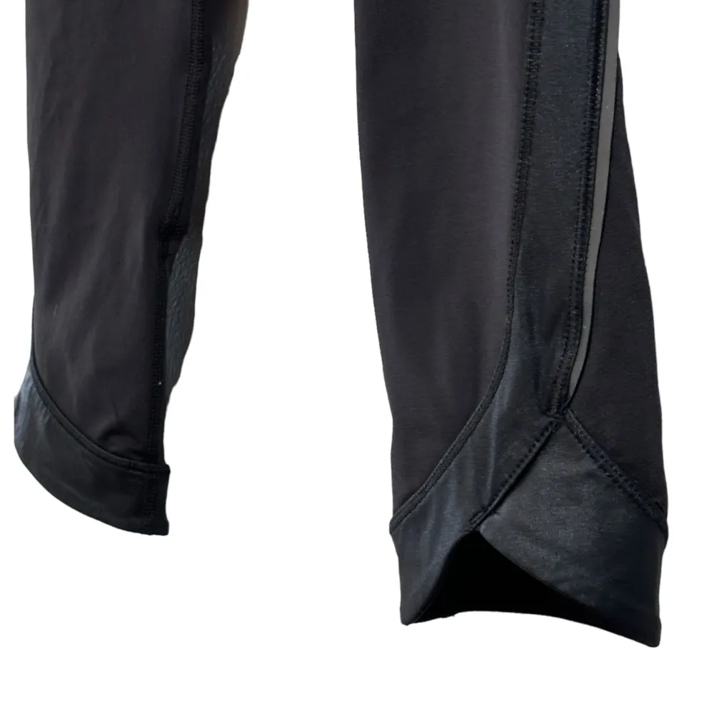 Lululemon Black Chase Me II Crop Activewear Leggings Women's Size 4 - Image 5