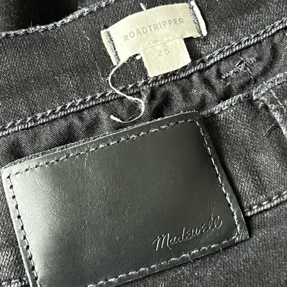 Madewell Roadtripper Skinny Jeans in Bennett Black Wash | 25 - Image 9