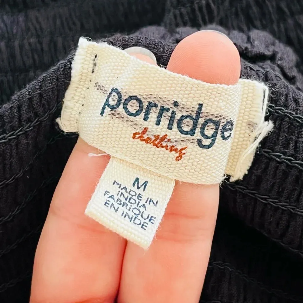 Anthropologie Porridge Bustier Top Size Medium in Black NWOT $78 - Image 5