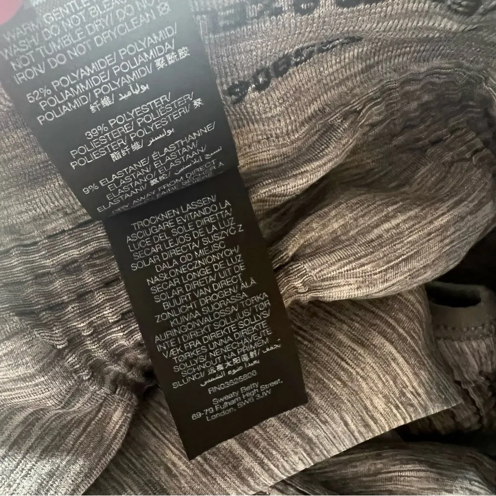 NWT Sweaty Betty Stamina Workout Bra Charcoal Grey Marl Sports Size XS 0-2 - Image 13