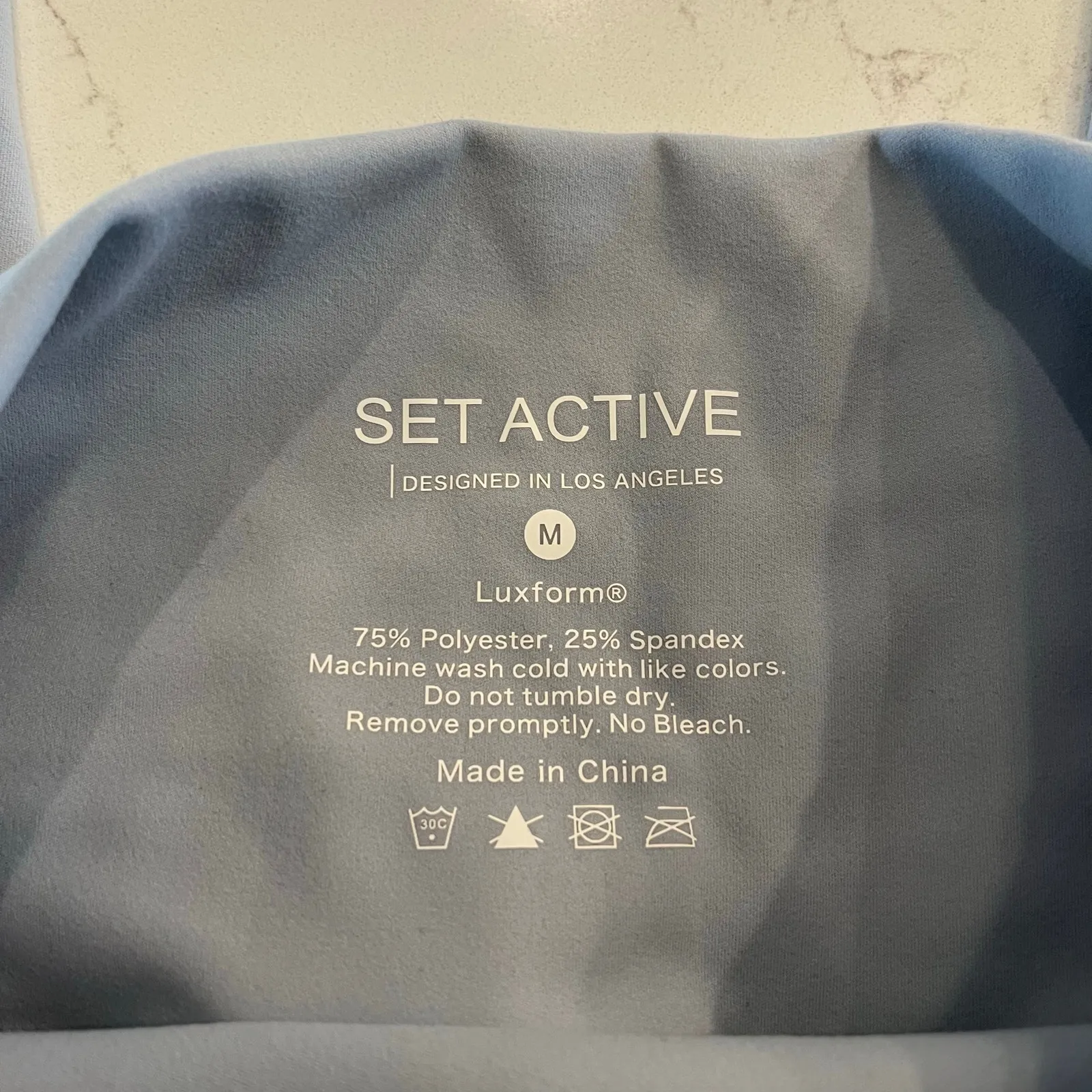 Set Active  Luxform Leggings Light‎ Blue size Medium - Image 5