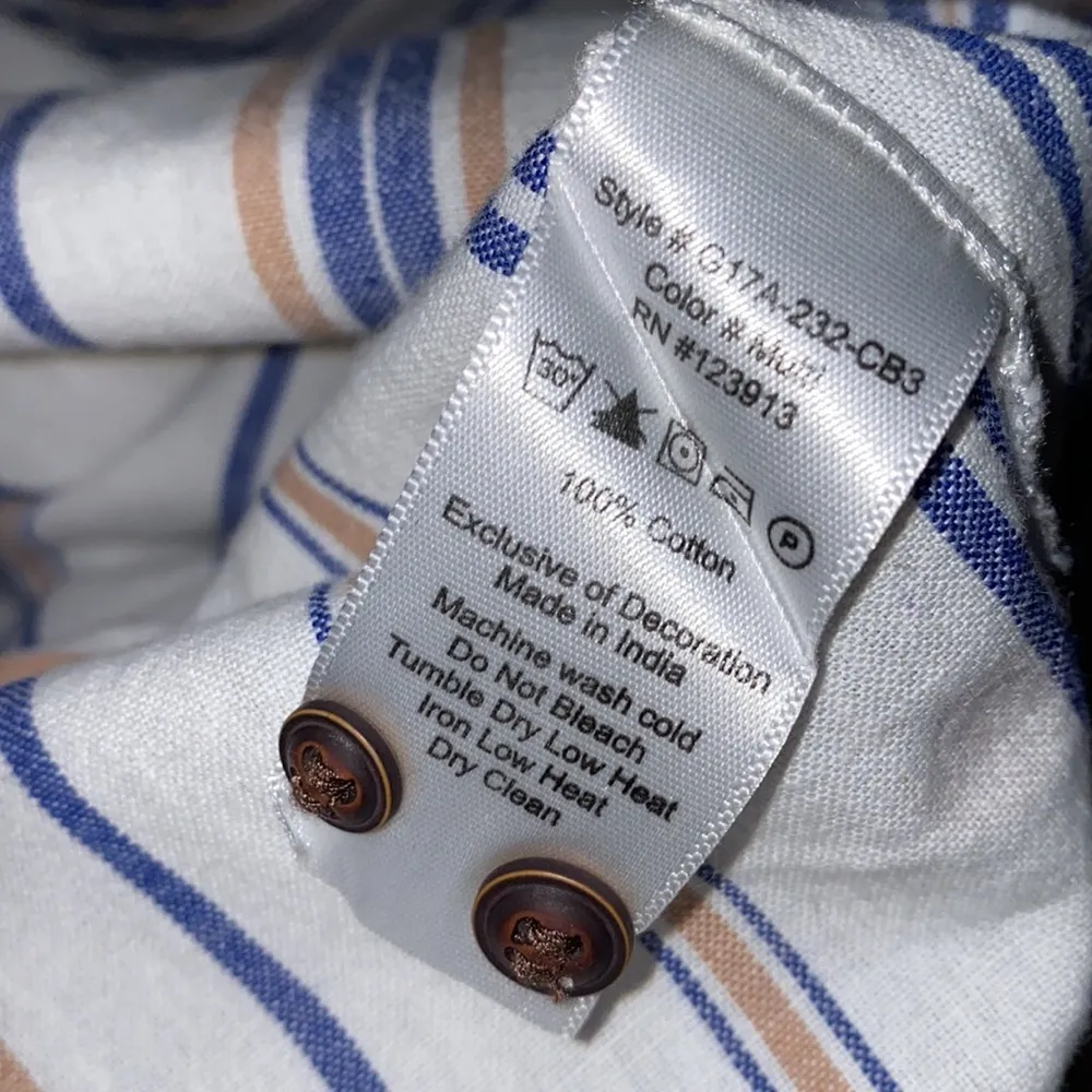 Jachs Girlfriend Striped buttondown highlow tunic - Image 11