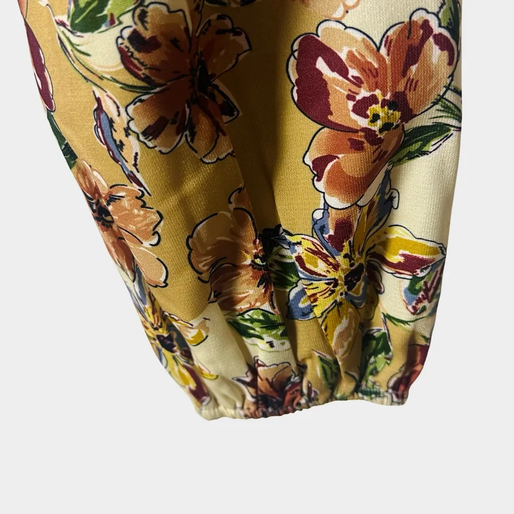 Sage The Label Final Touch Floral Tie Back Cropped Top Size XS NWT - Image 10