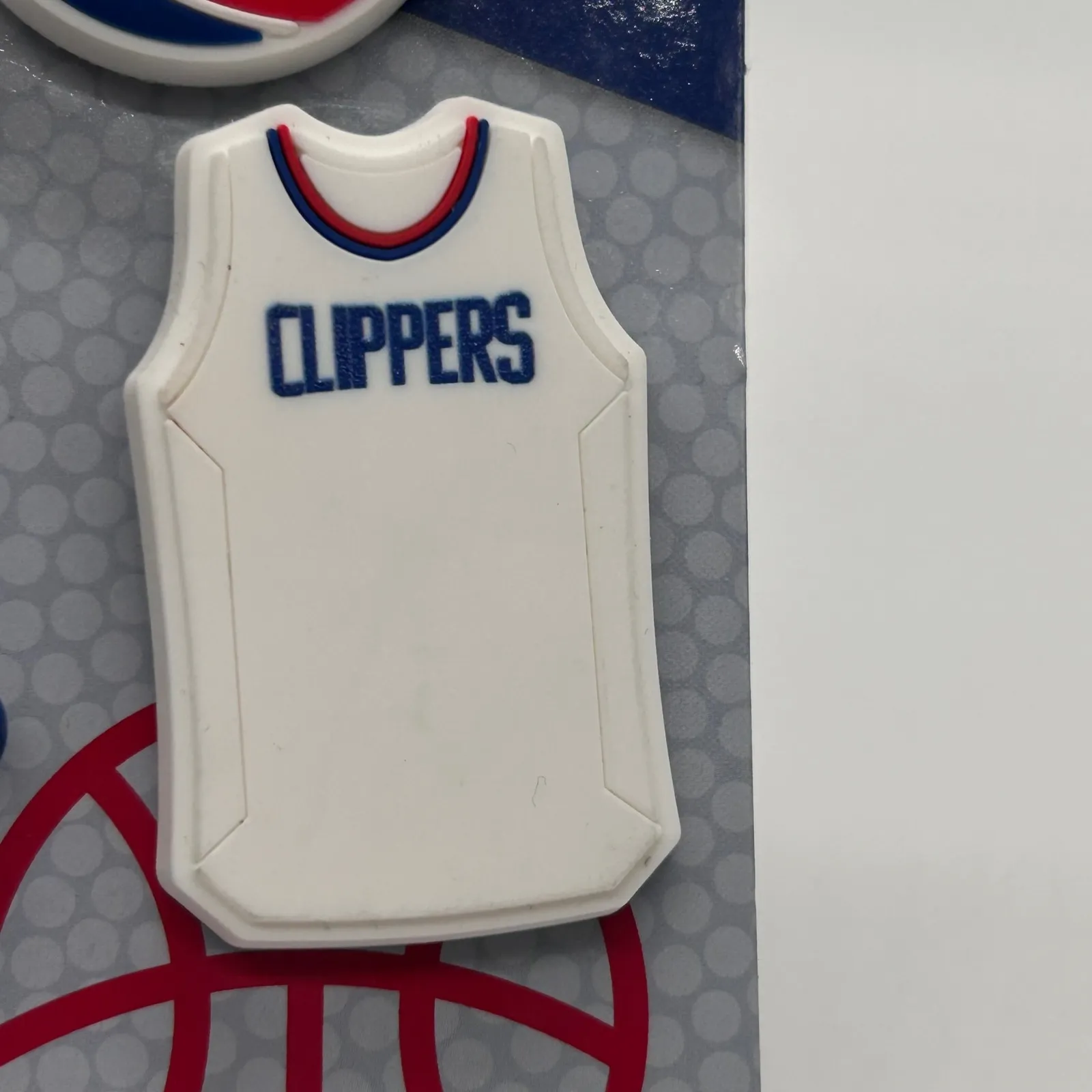 NEW Crocs NBA Los‎ Angeles Clippers Jibbitz 5-Pack Shoe Charms Basketball - Image 4