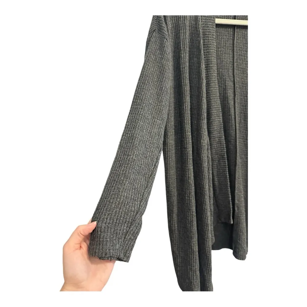 1. State Grey Gray Knit Long Sleeve Cardigan // Size M - Image 2