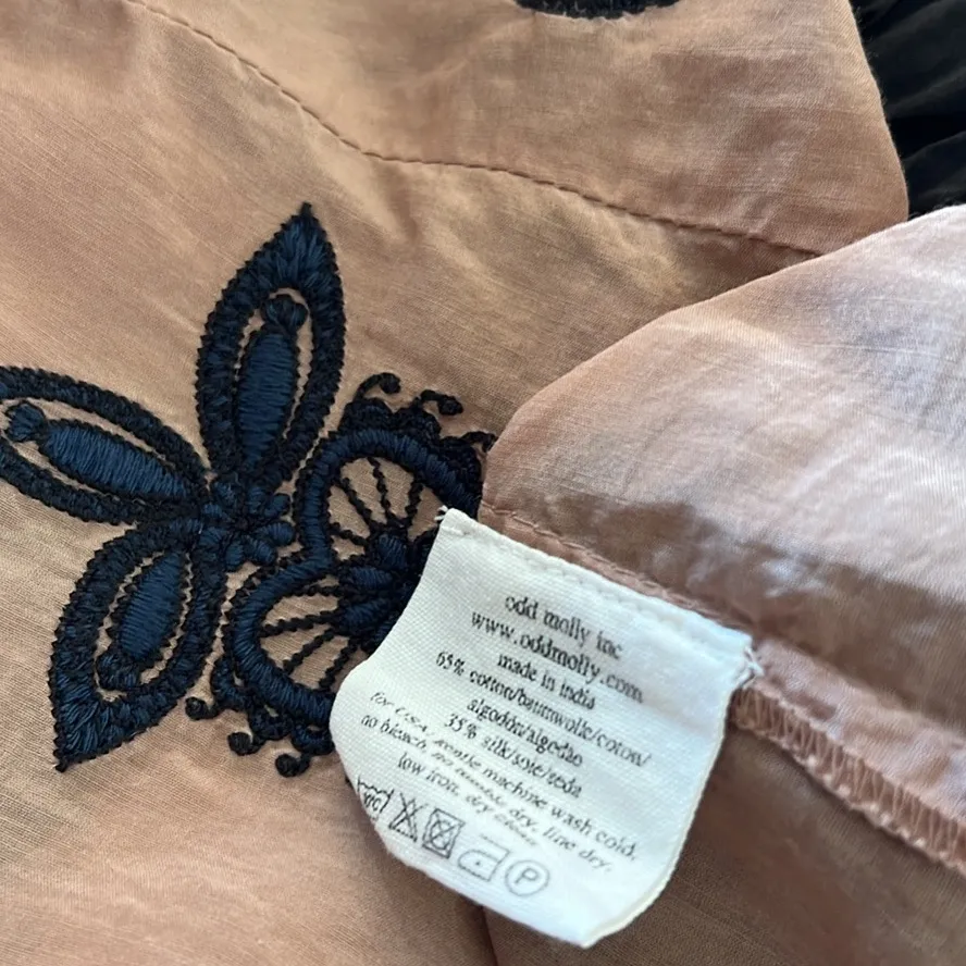 Odd Molly Unincorporated For Anthropologie Cotton/Silk Dress - Image 8