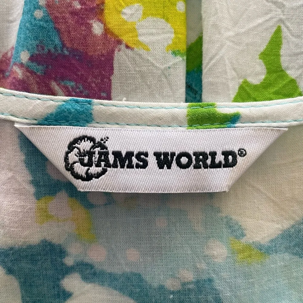 Jams World Daisy Patch Blue Jackie Dress Medium - Image 5