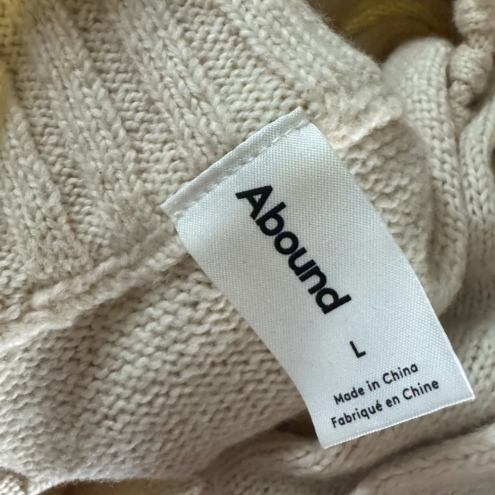 Abound NWT Heather Beige Mini Sweater Dress Women Size Large. - Image 9