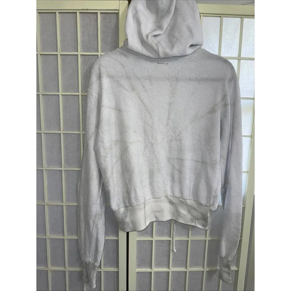 PEOPLE OF LEISURE Minimalist Quiet Organic Hippie Athleisure Gym Basic Hoodie Lg - Image 2