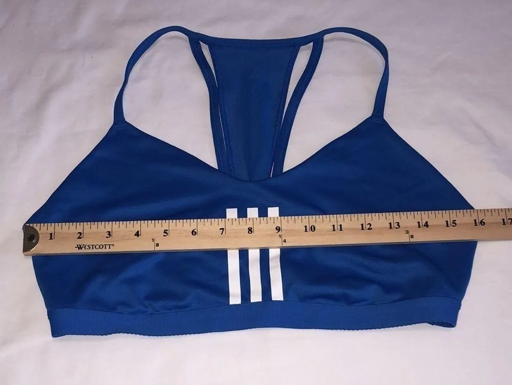 Adidas Sports Bra Athletic Top Blue - Image 6