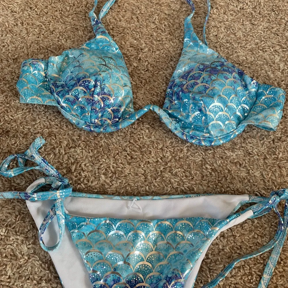 Blue mermaid bikini - Image 4
