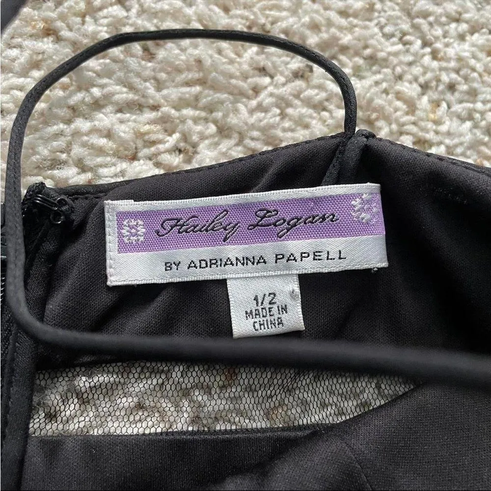 women’s/teen hailey logan by adrianna papell black dress! - Image 2