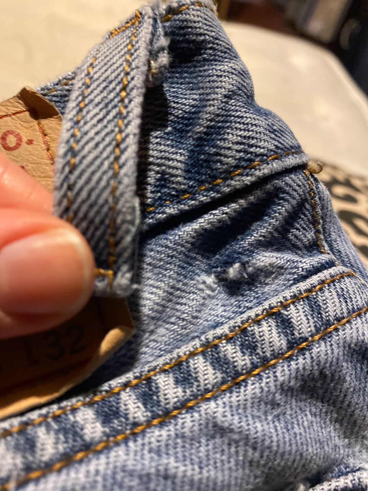 Levi’s Vintage Distressed Shorts - Image 4