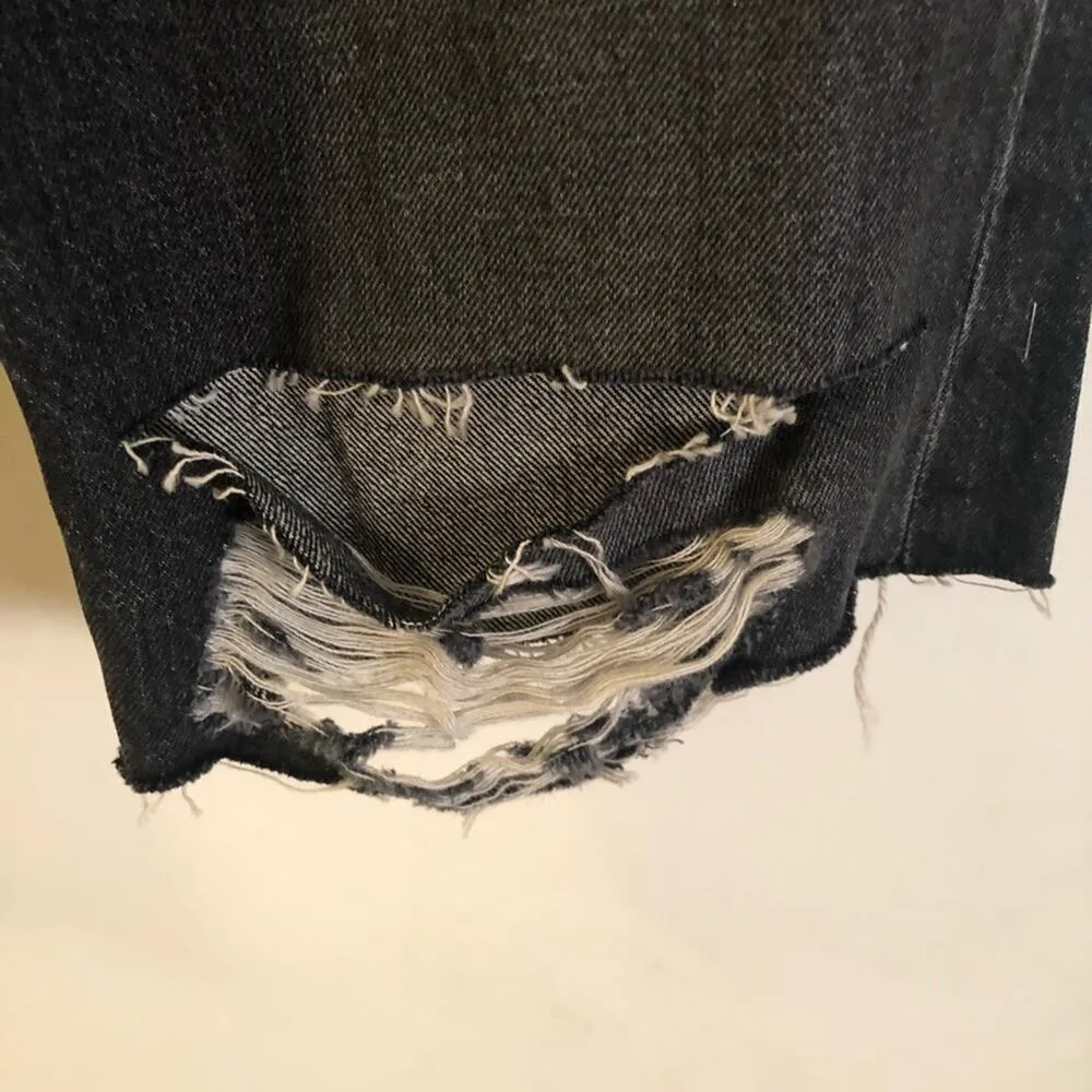 Hudson Sloane Long Cut-Off Distressed Shorts NWT - Image 9