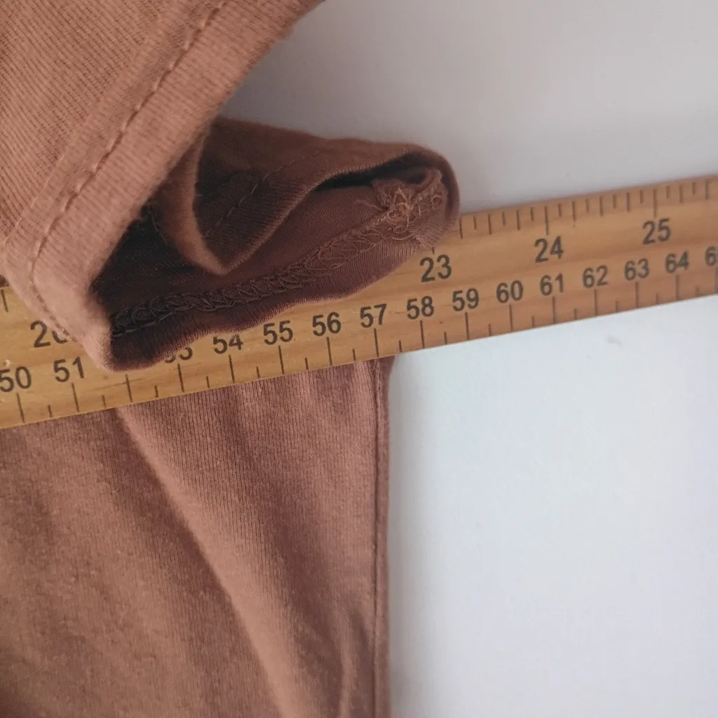 Wound Up Wild & Free Skull Floral Graphic Tee Brown XL Boho Grunge - Image 4