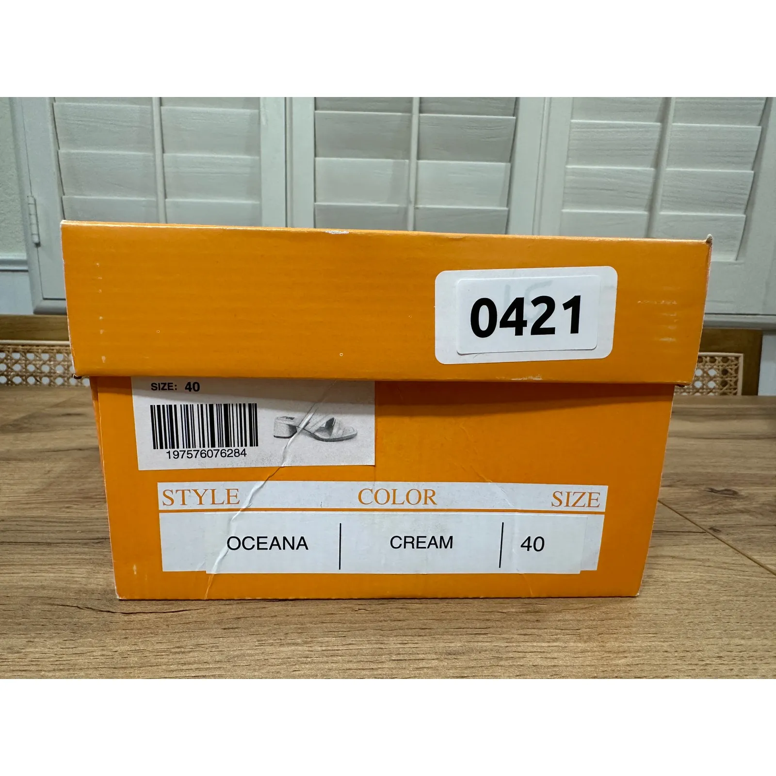 Miz Mooz NYC Oceana Heels Sandals Cream Leather Size 9/9.5 US 40 EU NIB Wedding - Image 11