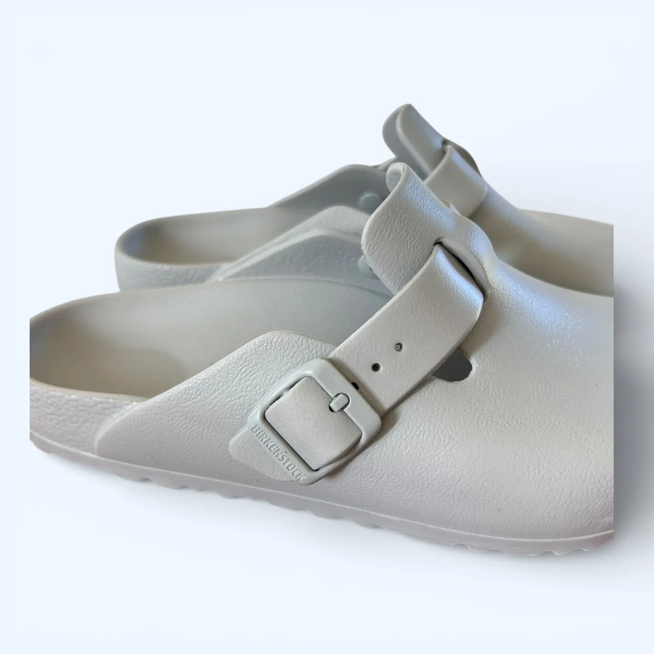 Birkenstock Boston EVA Buckle Clog Slip-On Shoes |Gray | EU 37 US 6–6.5 - Image 9