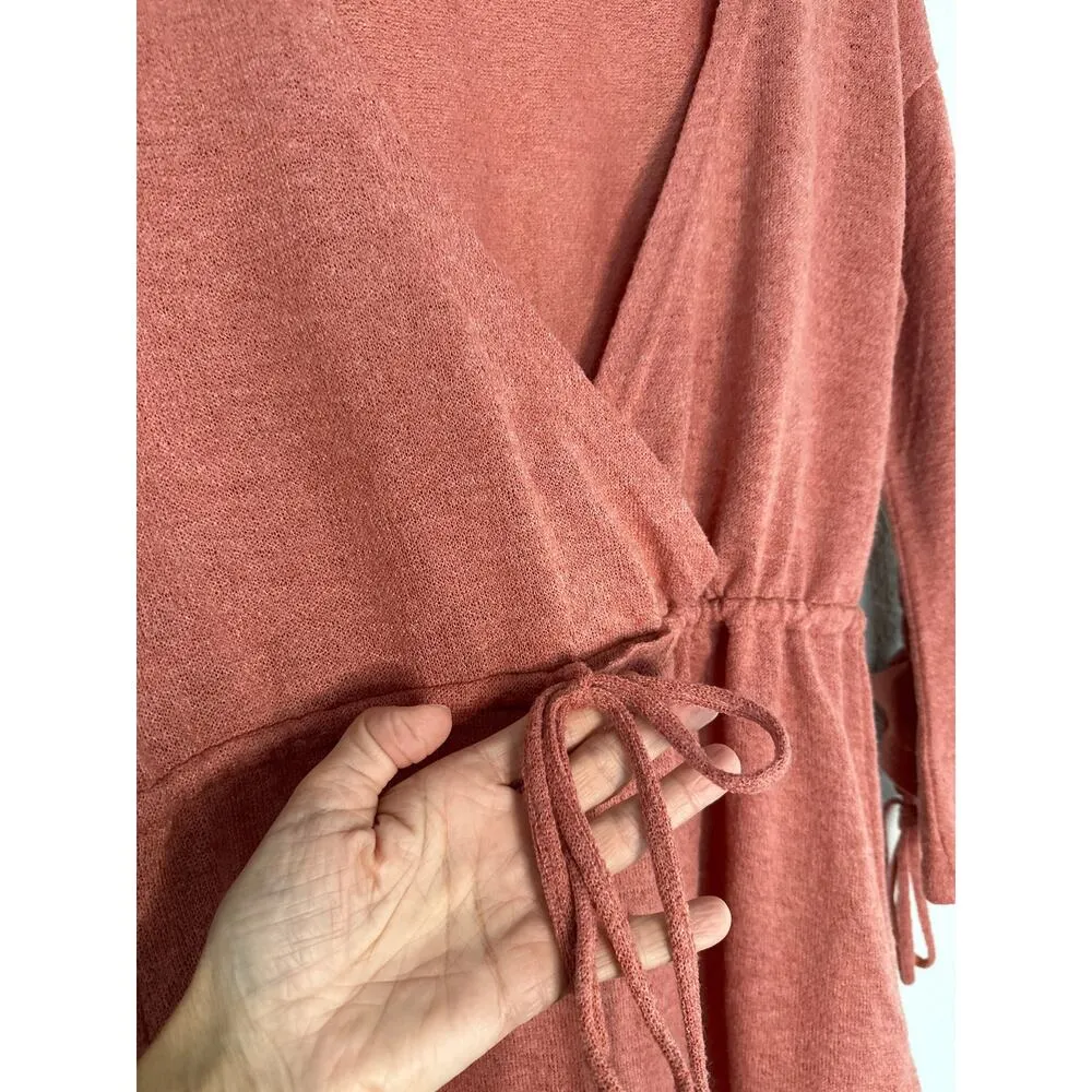 NEW Cupshe Terrycloth Dress Coverup Drawstring Mini Beach Resortwear Vacation - Image 4