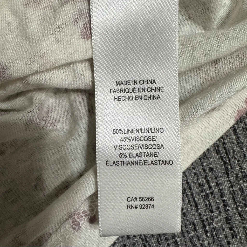 Splendid Women’s Candice Floral Linen Blend Tee - Image 10