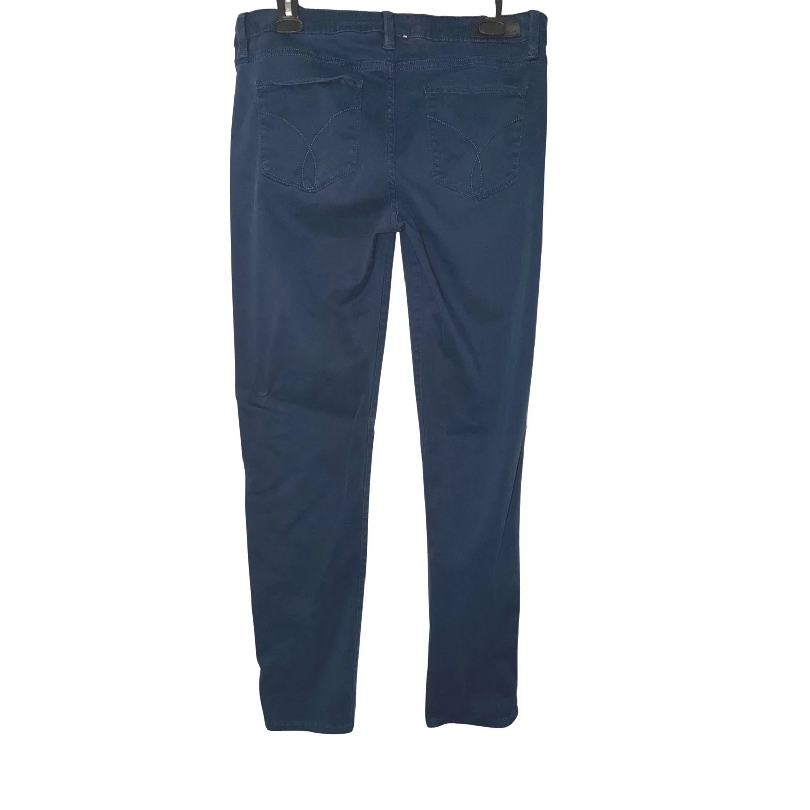 Calvin Klein Jeans Women Blue Skinny Fit Stretch Pants Size 12 - Image 2