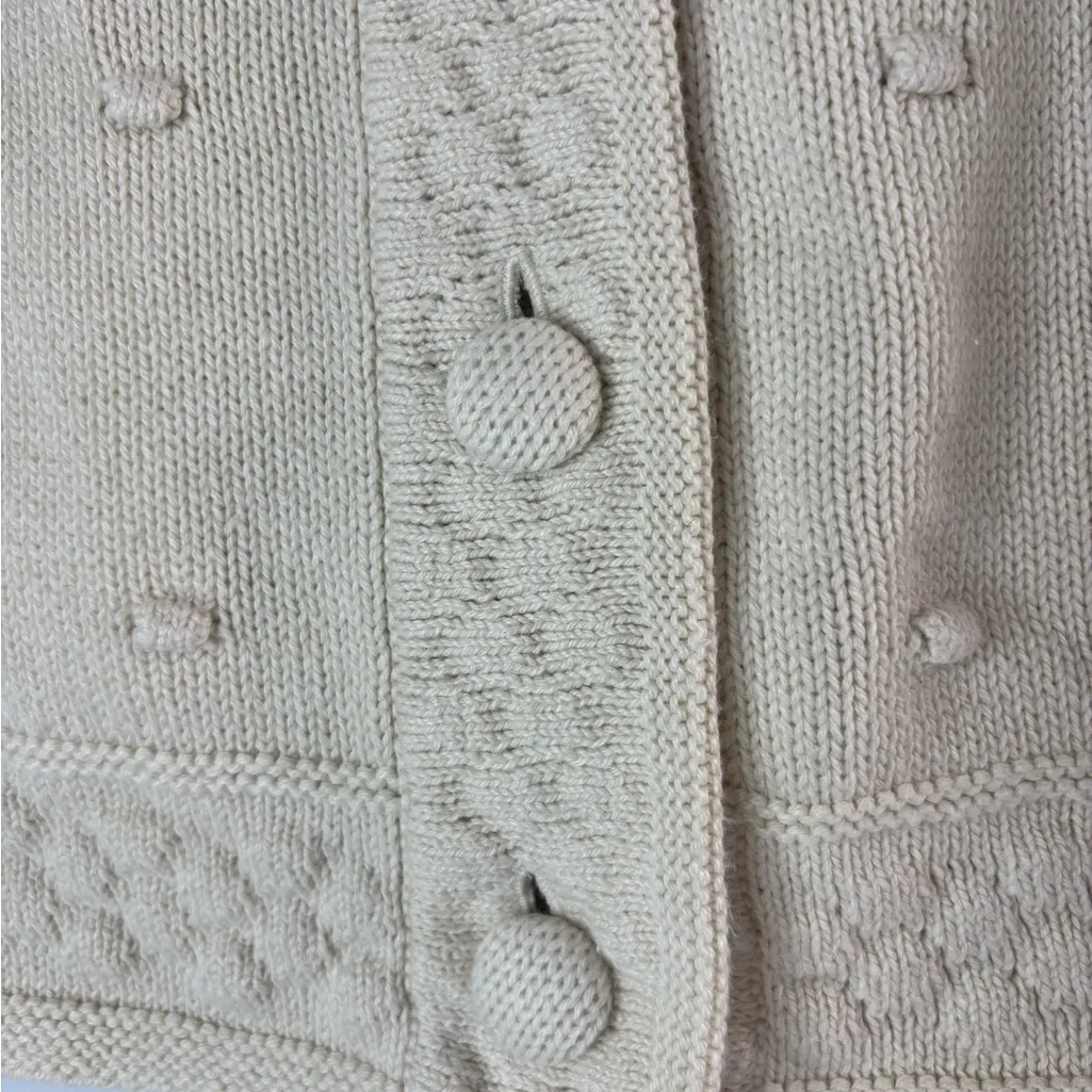 CAbi M Textured Cardigan Sweater in Light Beige - Image 2