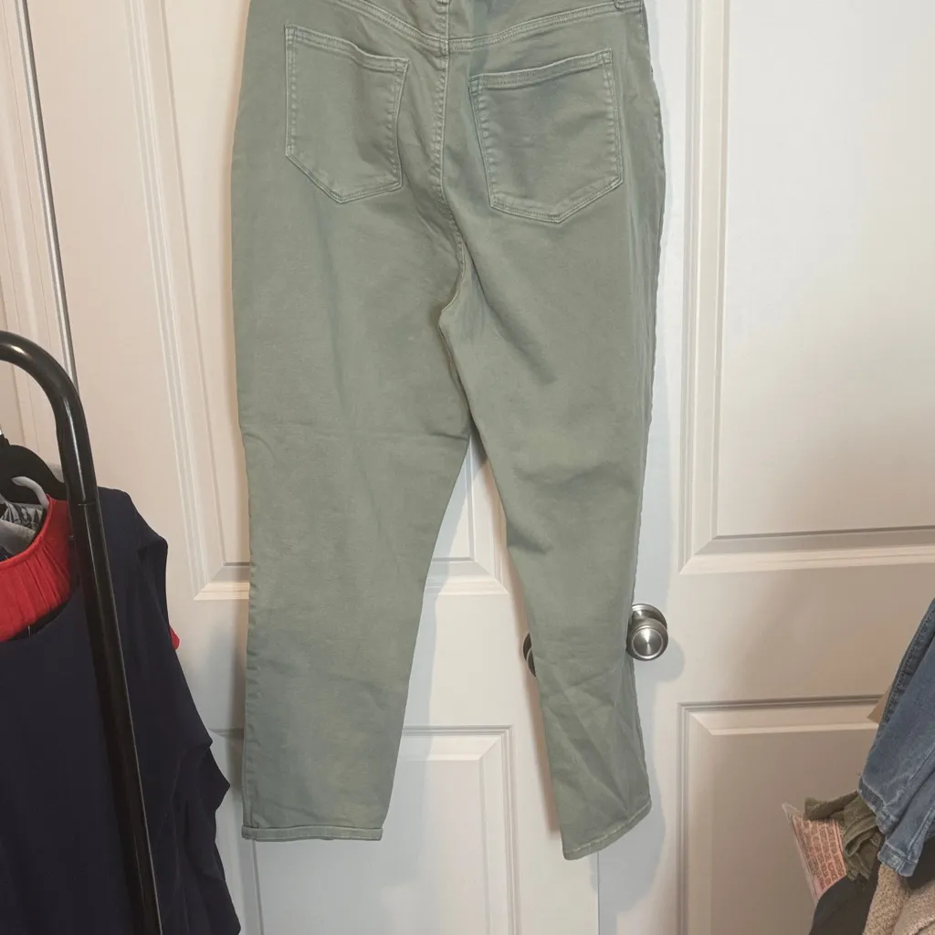 Sonoma Sage Green Boyfriend Pants - Image 3