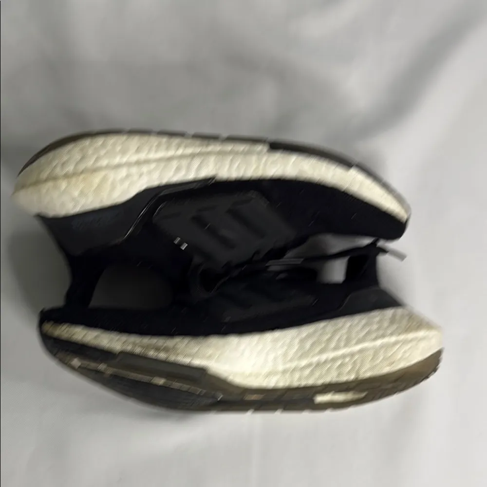 adidas ULTRABOOST Black and White Athletic Shoes - Image 8