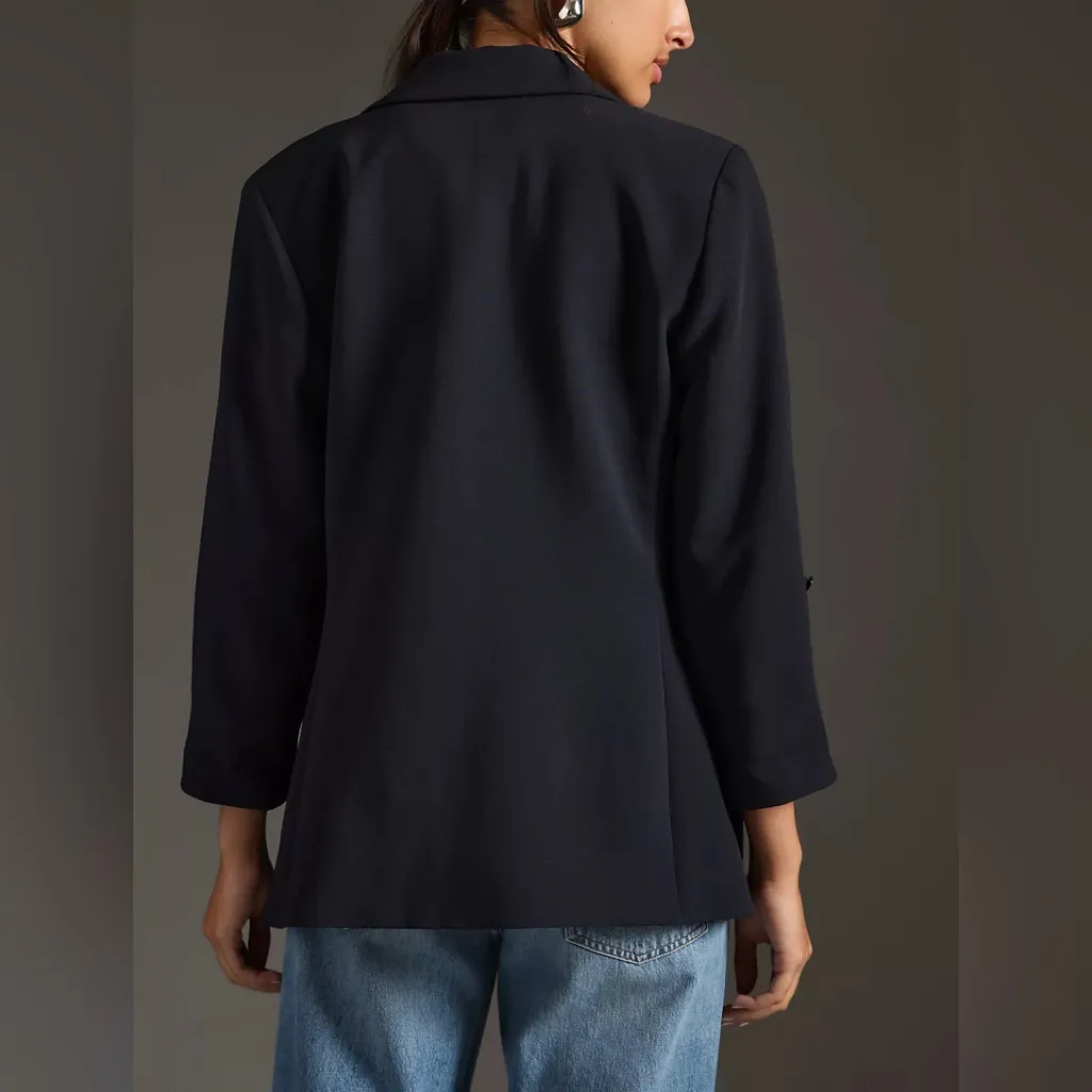 Maeve Size 12 Roll-Sleeve Blazer - Image 2