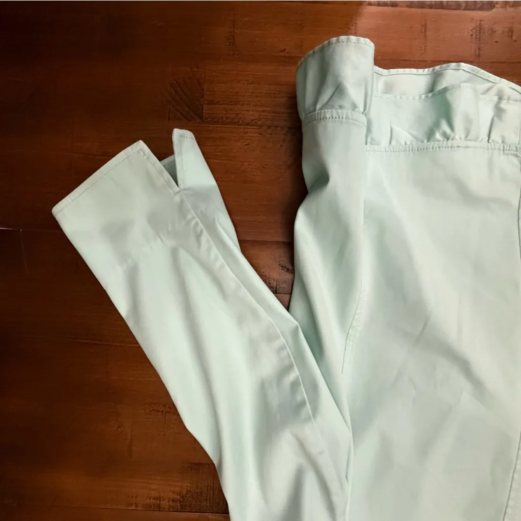 Talbots  Ruffle Stretch Grace Fit Jacket Blazer 14‎ Mint green pockets - Image 6