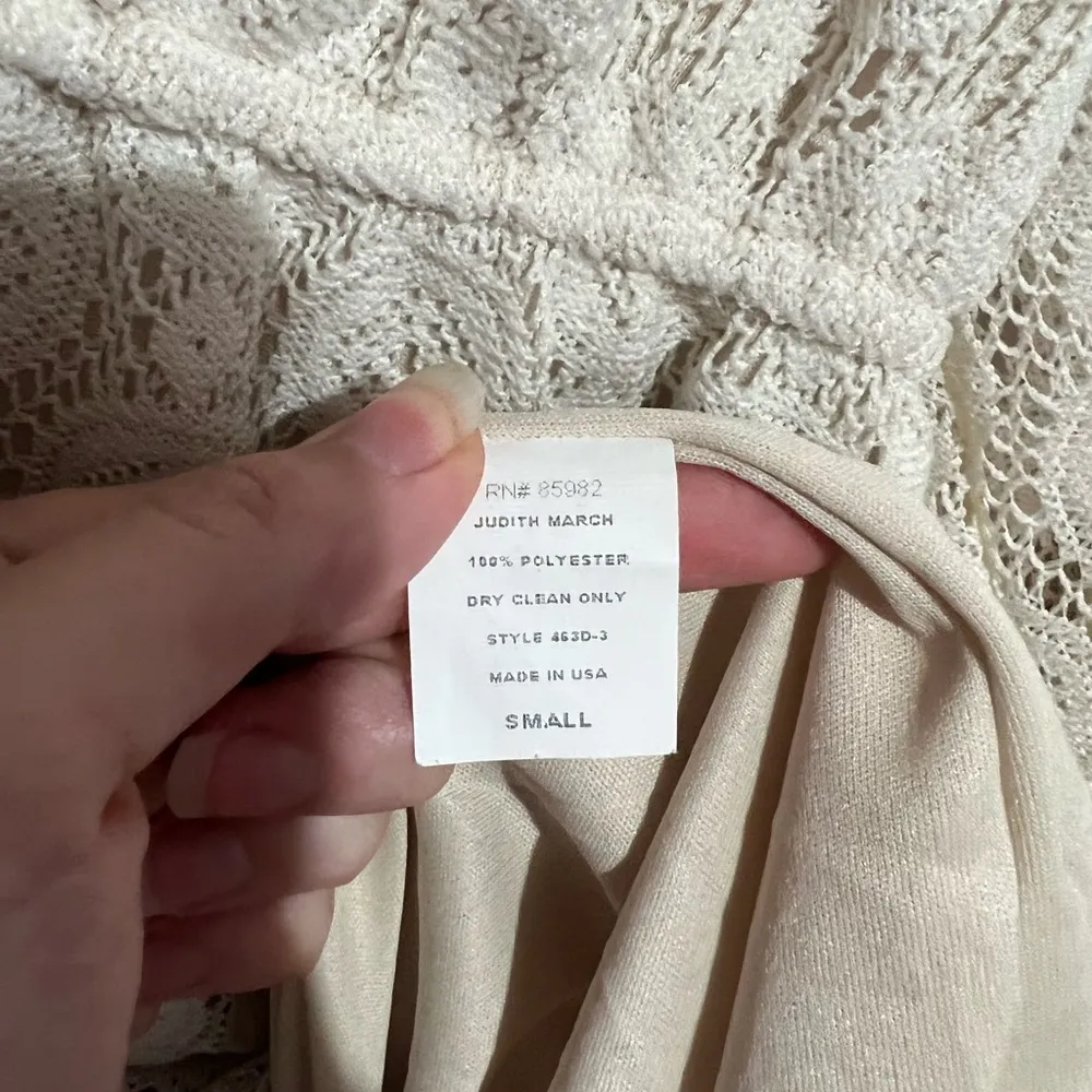 Judith March White Eyelet Dress - Image 6