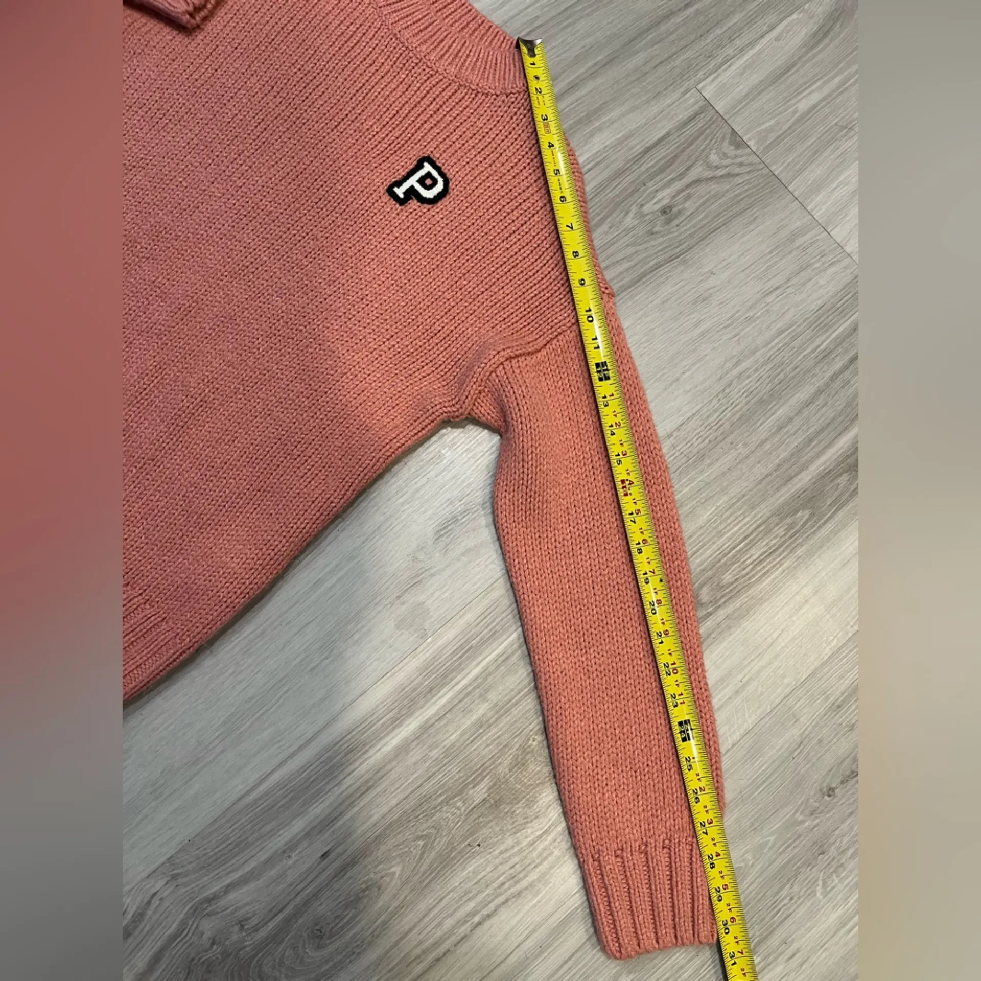 NWOT PINK Victoria's Secret Pink Crew Neck Sweater‎ with Ribbed Texture - Image 7