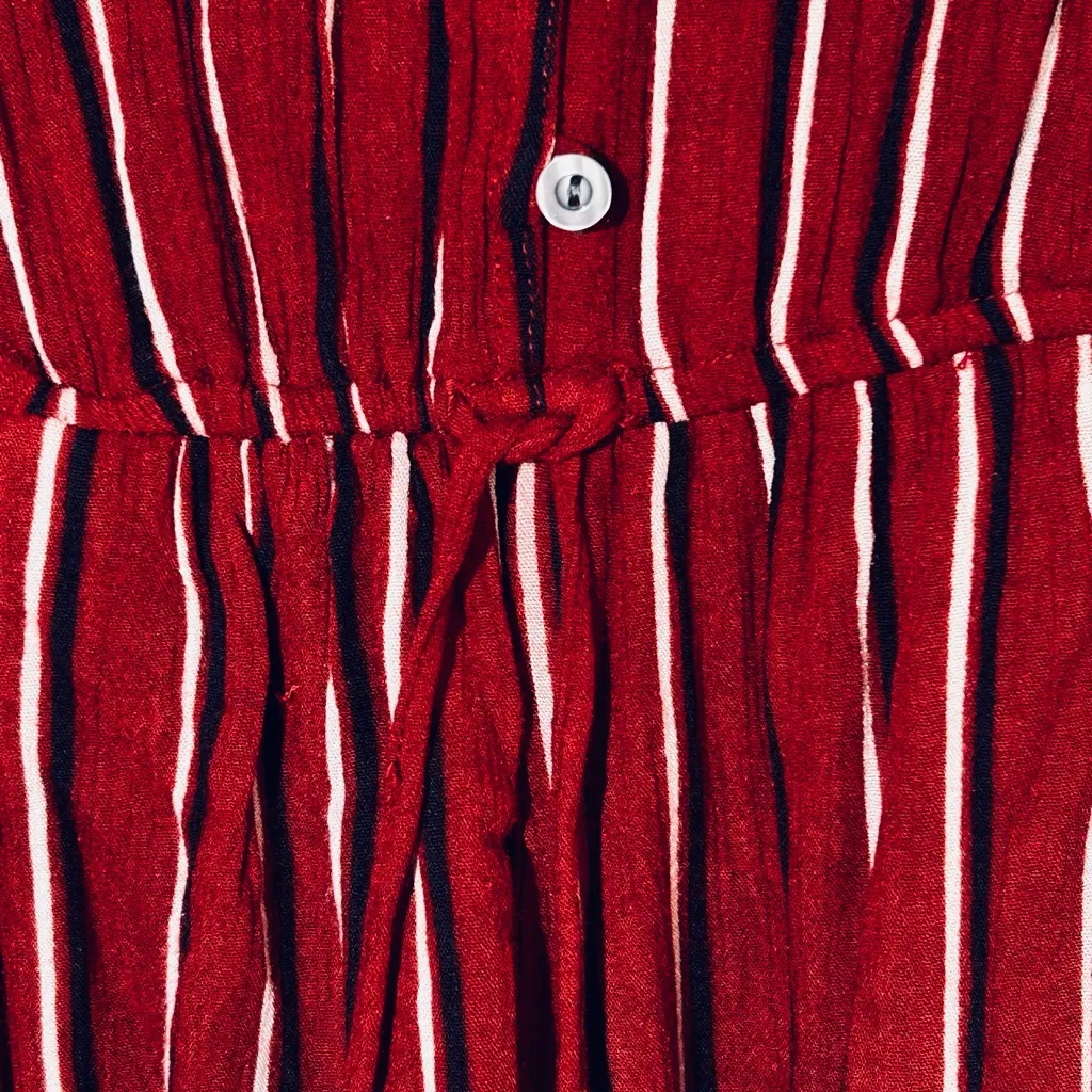 Hollister Co size Small Long Sleeve striped romper - Image 3