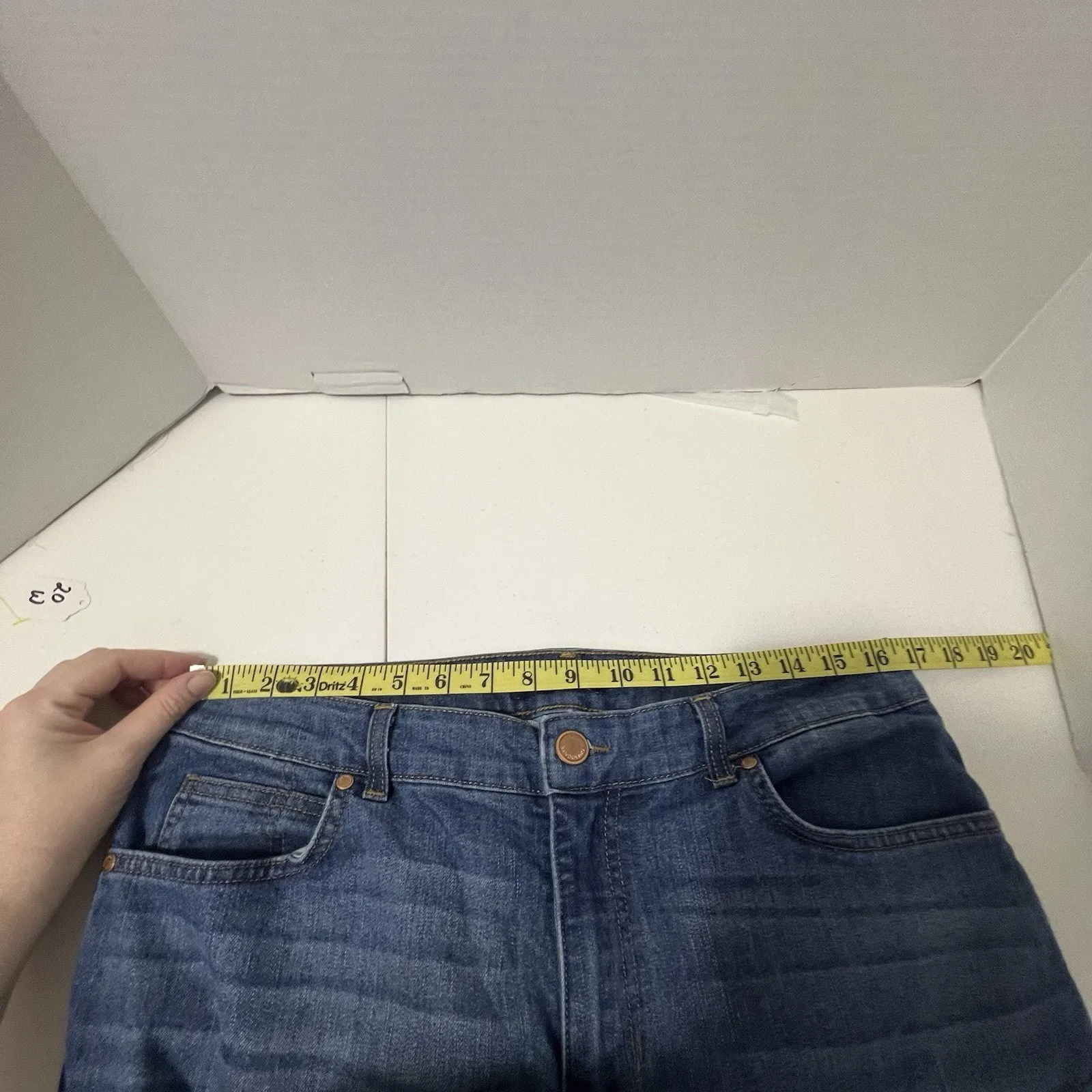 Bandolino Women’s Bootcut Medium Wash Size 14 Missy High Rise Bootcut Jeans EUC - Image 3