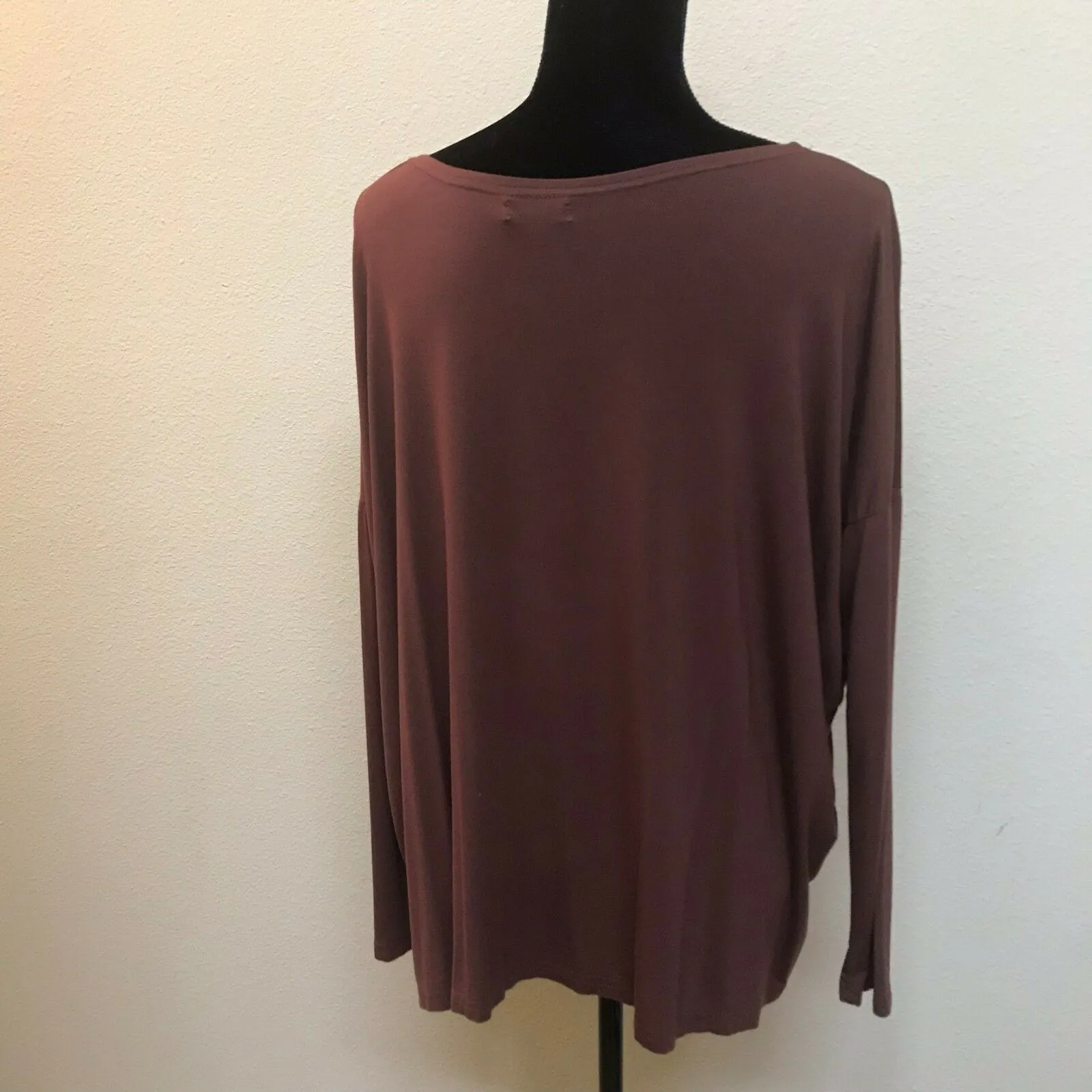 PIKO Womens Tunic Size XS S Reindeer Brown‎ Top T1851 Bamboo PLEASE READ - Image 2