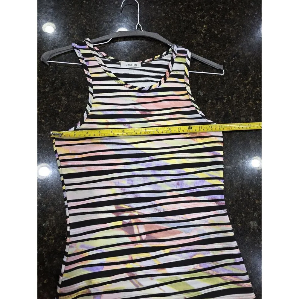 Women's CHERISH Made in USA Sleeveless Casual Tank Maxi Dress Size Small - Image 5