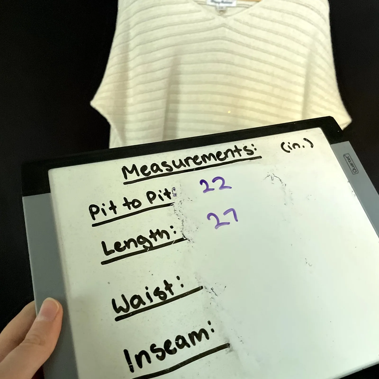 Tommy Bahama metallic knit batwing sweater women's size large beige cream - Image 6